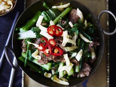 Sesame Lime Beef and Noodle Salad
