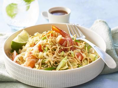 Prawn oriental crispy noodle salad
