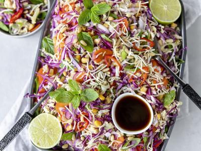 Spicy Fried Noodle Salad