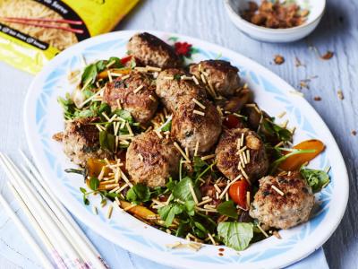 Pork Meatballs with Oyster Sauce