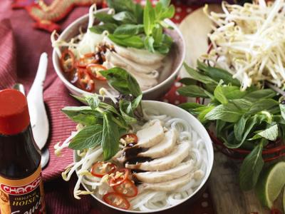Easy Vietnamese Chicken Pho Noodle Soup