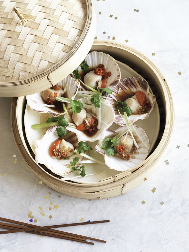 Steamed Scallops with Ginger and Soy Chang's Authentic Asian Cooking