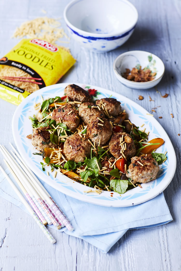 Pork Meatballs with Oyster Sauce Chang's Authentic Asian Cooking