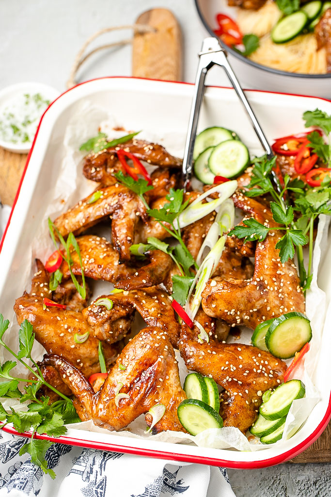 Sticky Chinese Chicken Wings - Chang's Authentic Asian Cooking