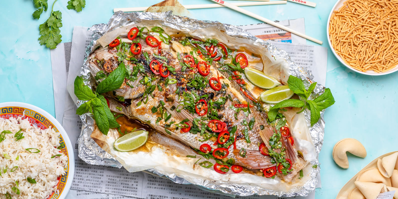 Asian Style BBQ Whole Snapper Chang's Authentic Asian Cooking Est 1968