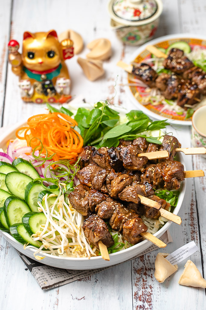 Char Siu Beef Skewers Chang s Authentic Asian Cooking Est 1968