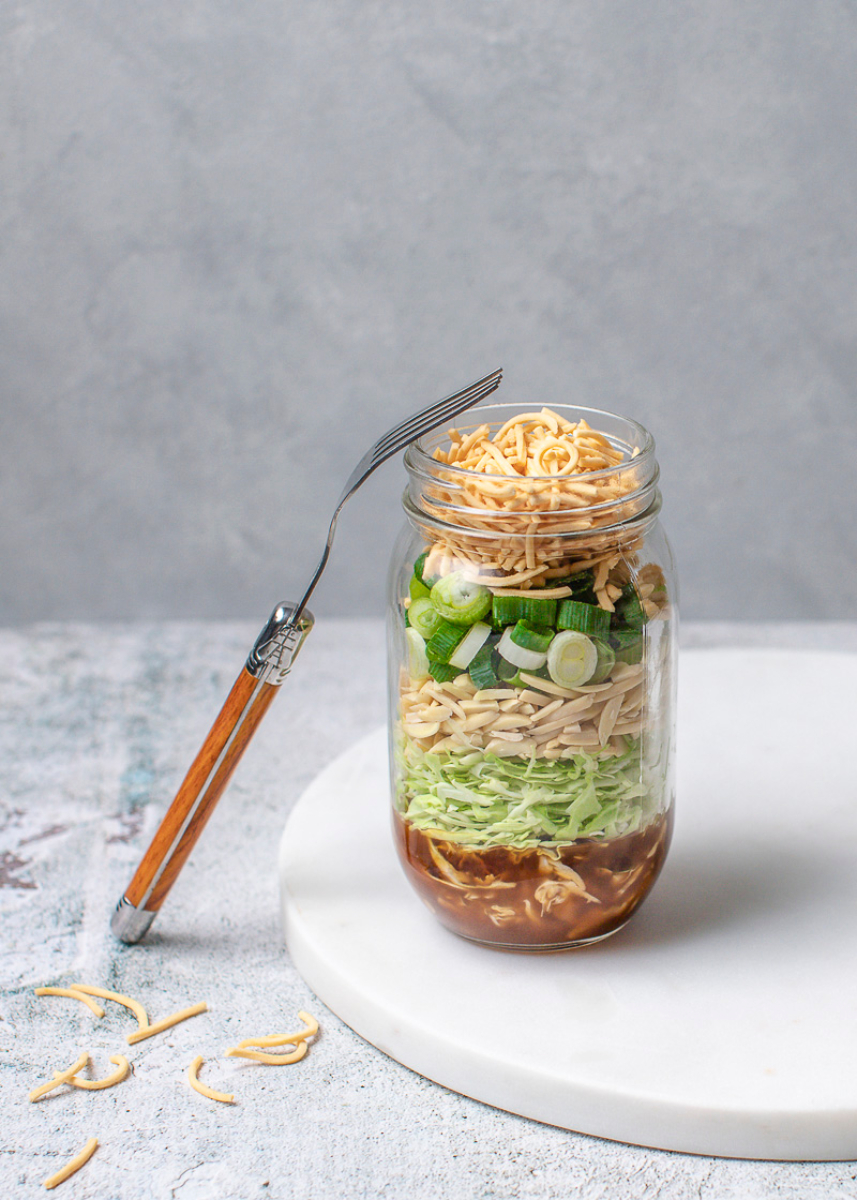 Crispy Noodle Salad in a Jar Chang's Authentic Asian Cooking Est 1968