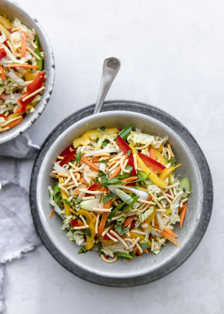 Rainbow Fried Noodle Salad Chang's Authentic Asian Cooking Est 1968