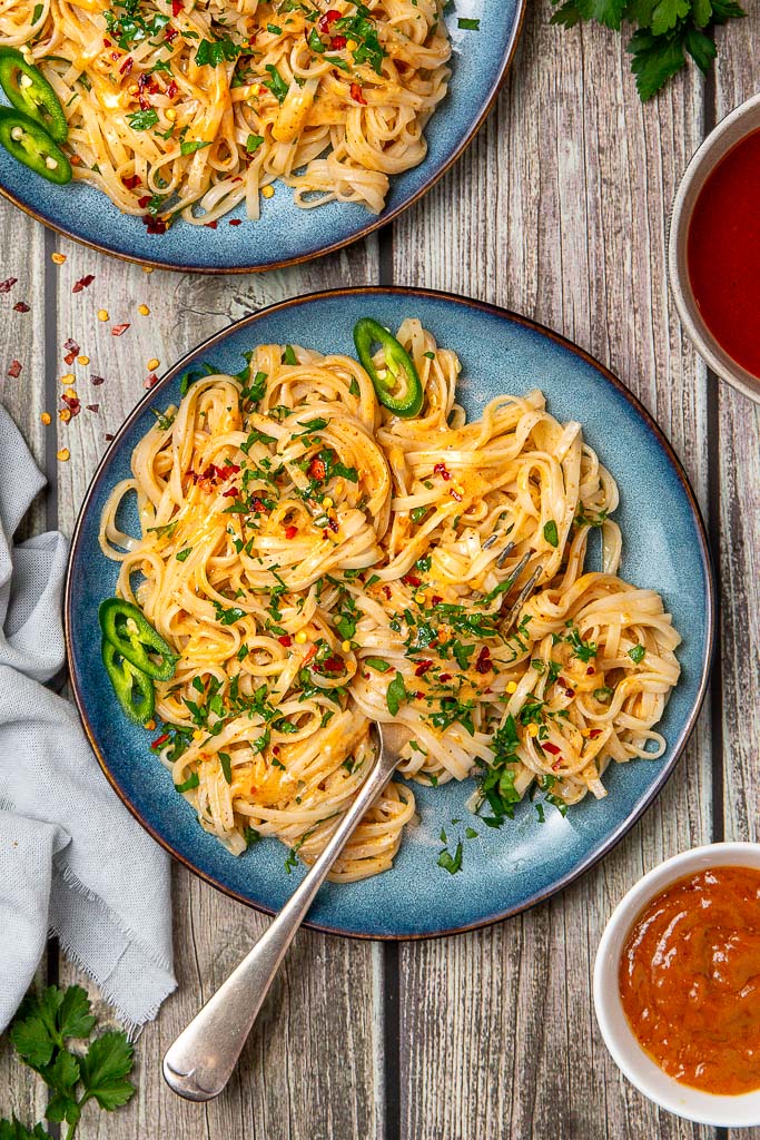 Spicy Satay Noodles Chang's Authentic Asian Cooking Est 1968