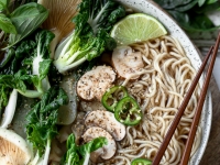 Greens Noodle Soup