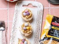 Easter Nest Mini Cheesecakes